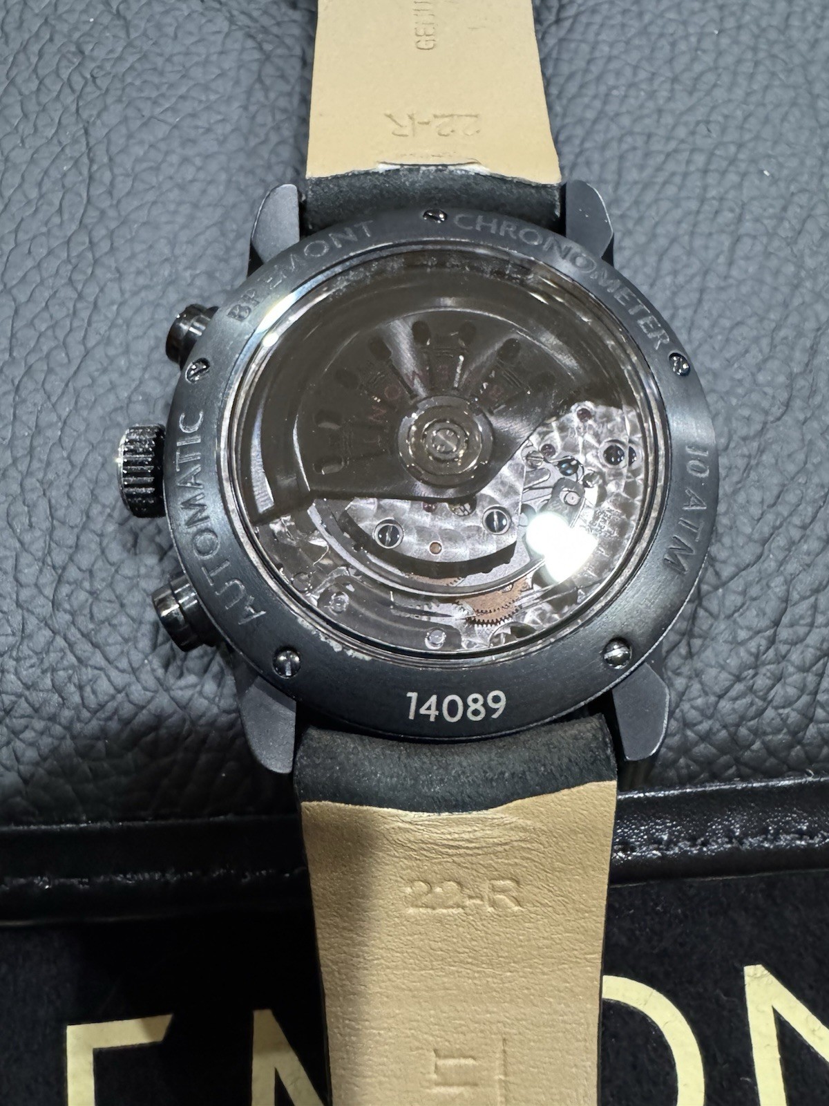 Bremont Solo Men’s Black Watch – Alt1-P2 Jet. Box and Papers.