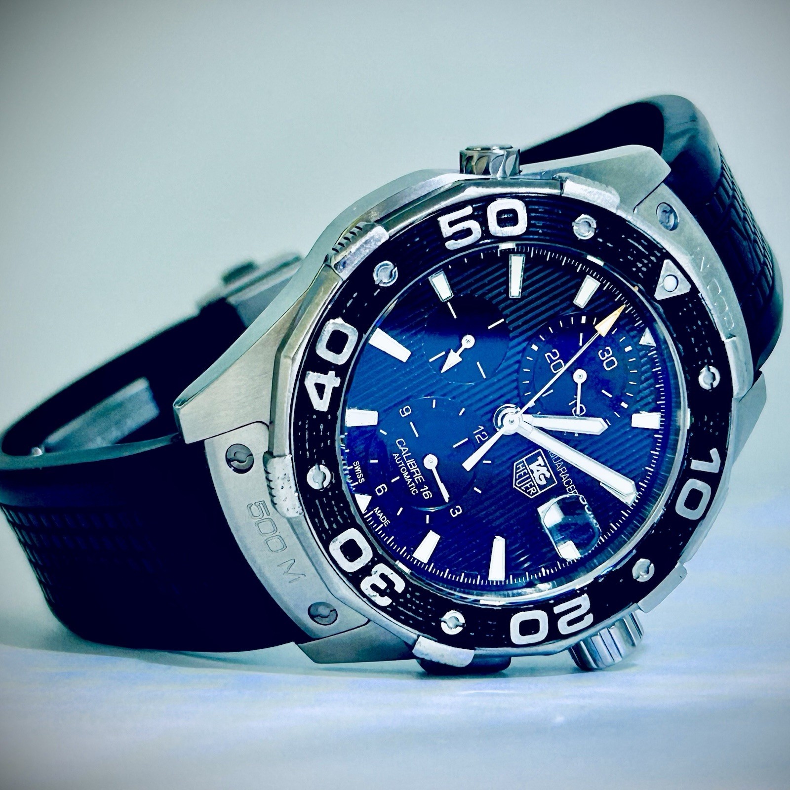 TAG HEUER AQUARACER CAJ2110 Chronograph 500M Calibre 16 Swiss Automatic Watch