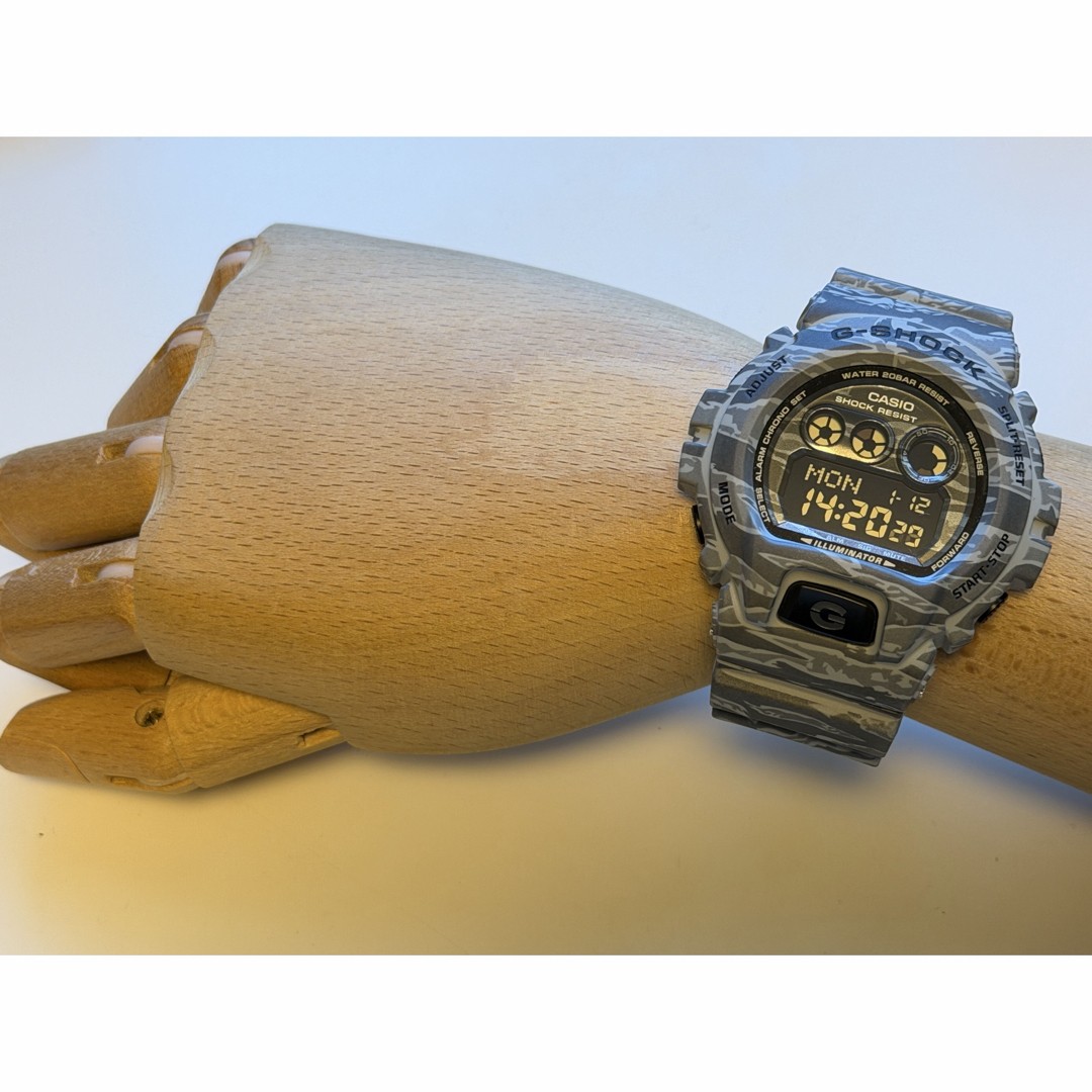 G-Shock Watch GD X6900 Big G Camouflage Tiger Camo Triple Eye Good Condition