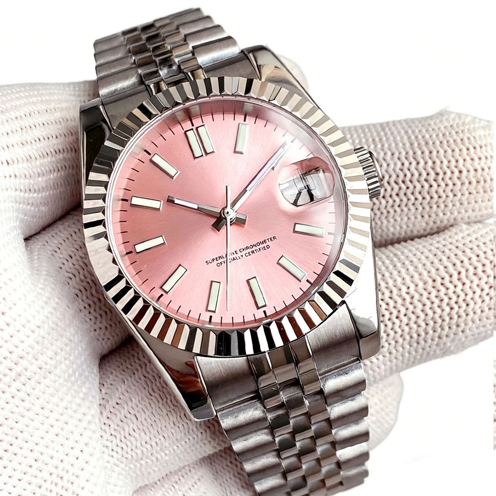 36mm/39mm Tandorio Lumen Fluted Bezel Sapphire Glass 20ATM NH35A Men Auto Watch