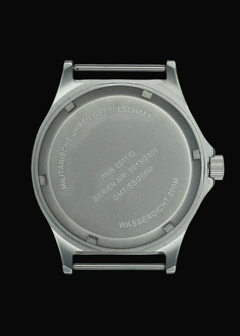 MWC GMT (Dual Time Zone) 200m Military Watch Screw Crown Sapphire Crystal
