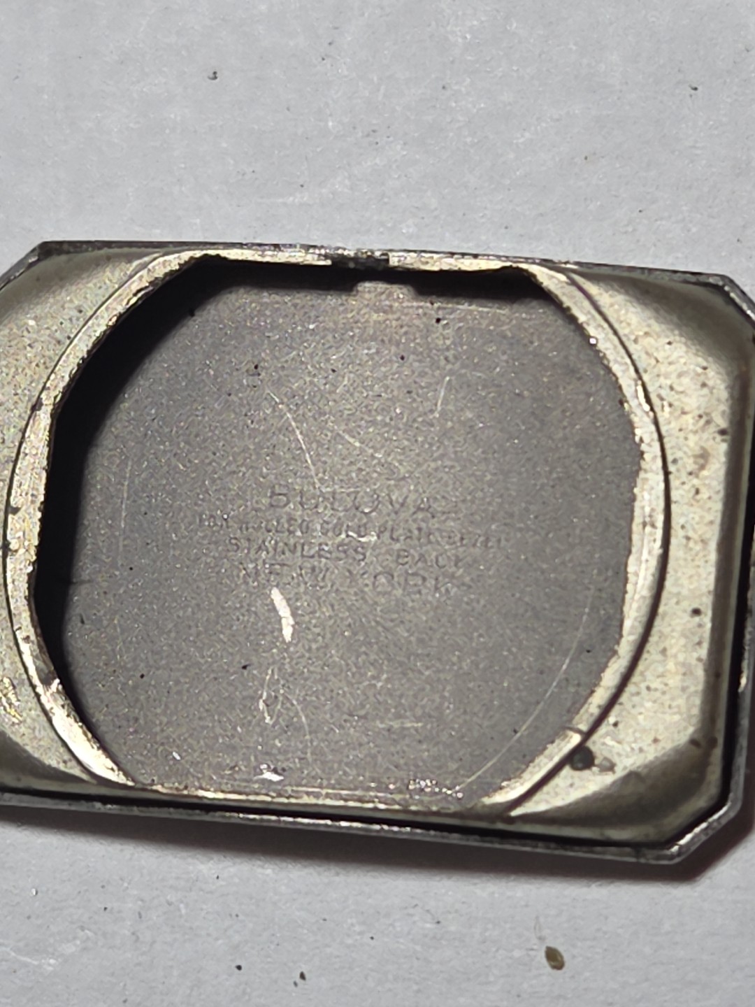 Benrus Tank Style Wristwatch, 1950’s, 17j, Running Good