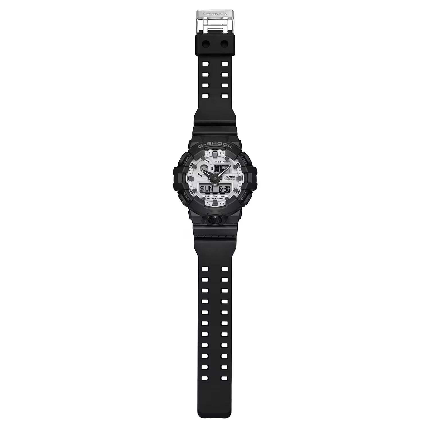CASIO G-SHOCK GA-700WD-1A GA700WD-1A WHITE DIAL BLACK MEN’S WATCH
