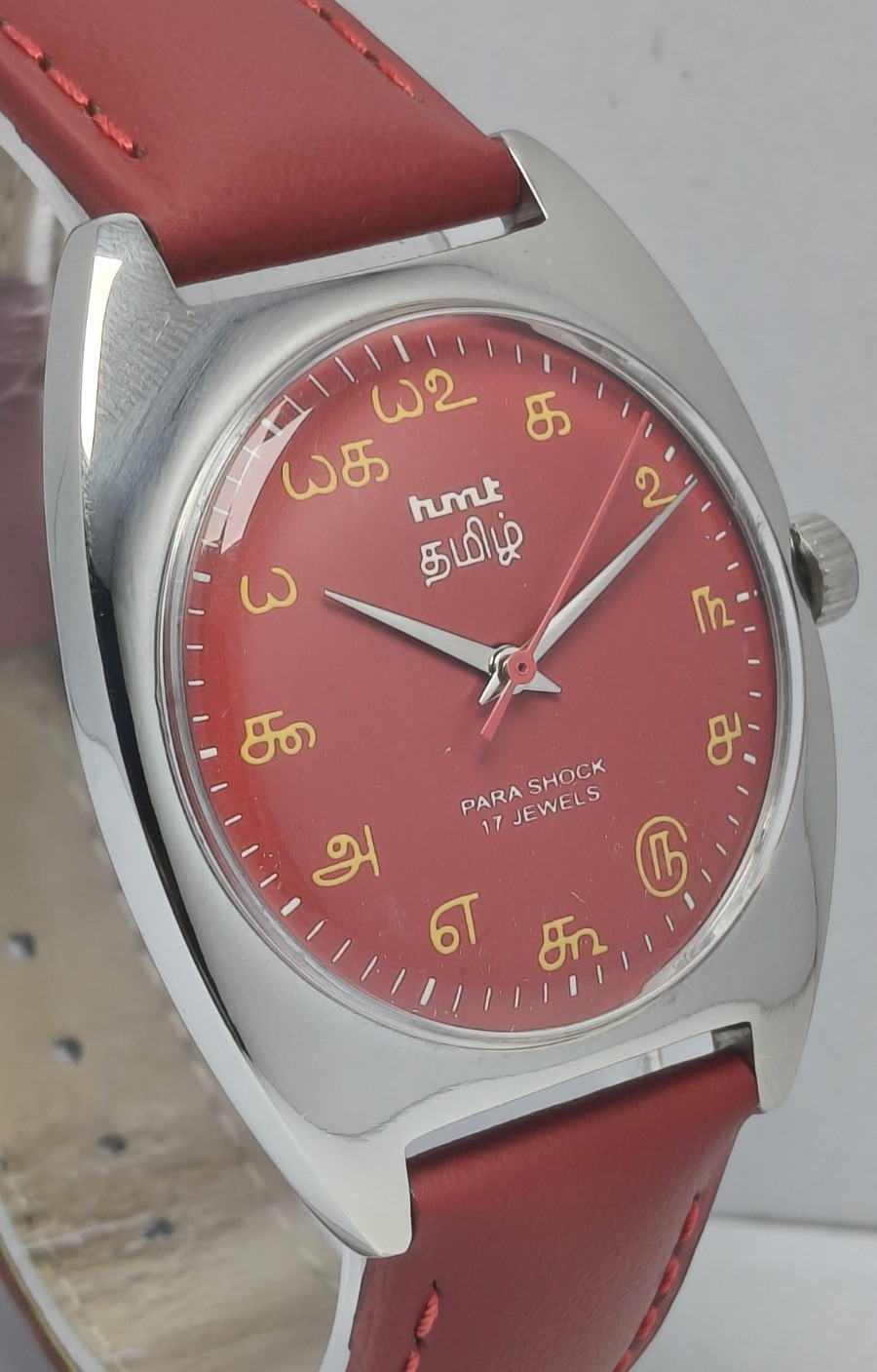 HMT Tamil 17 Jewels Hand-Winding Wrist Watch For Men’s In Working Condition