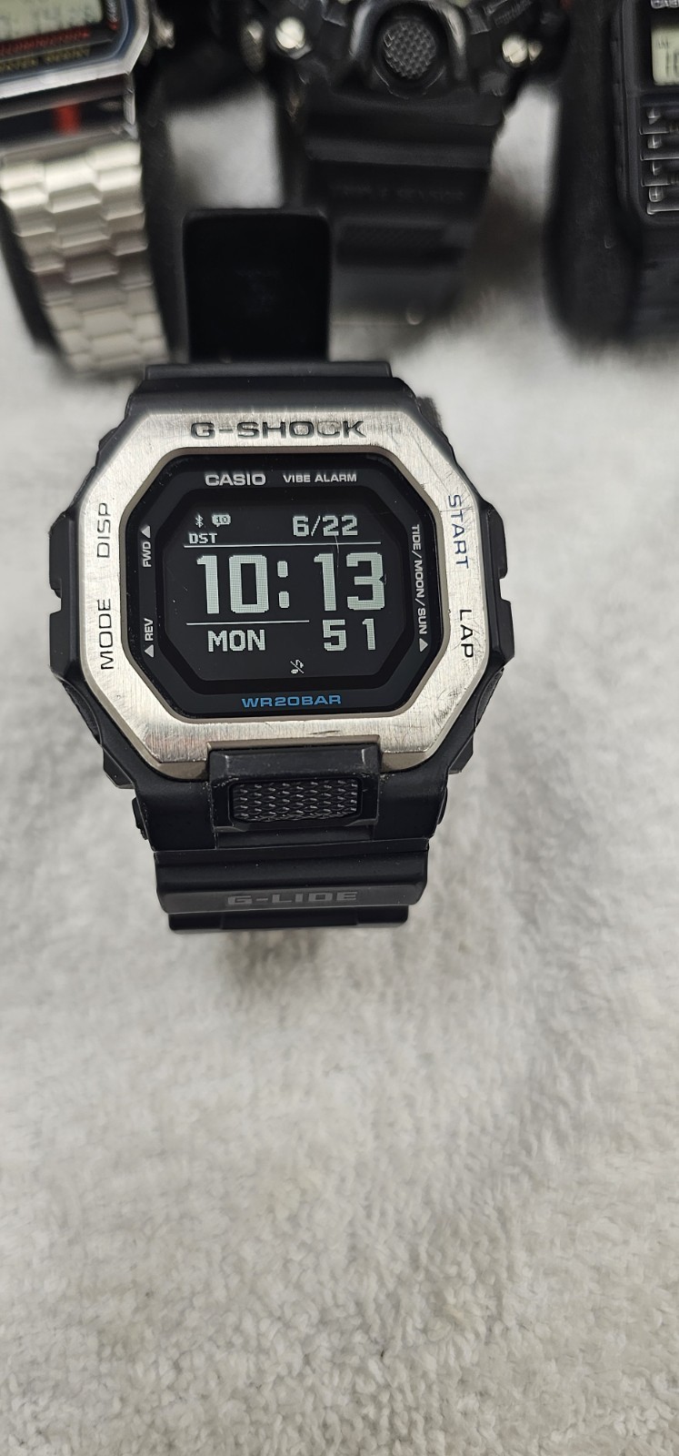 Casio G-Shock G-LIDE Bluetooth Black Dial Men’s Watch GBX-100