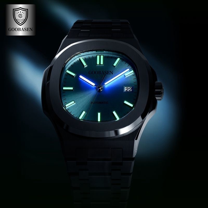 Luxury Automatic Watch Stainless Steel Date Mens Silver Dial Premium Classic