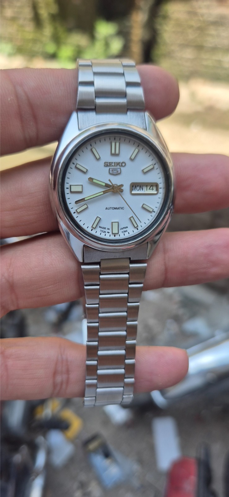 Seiko 5 Glass Back