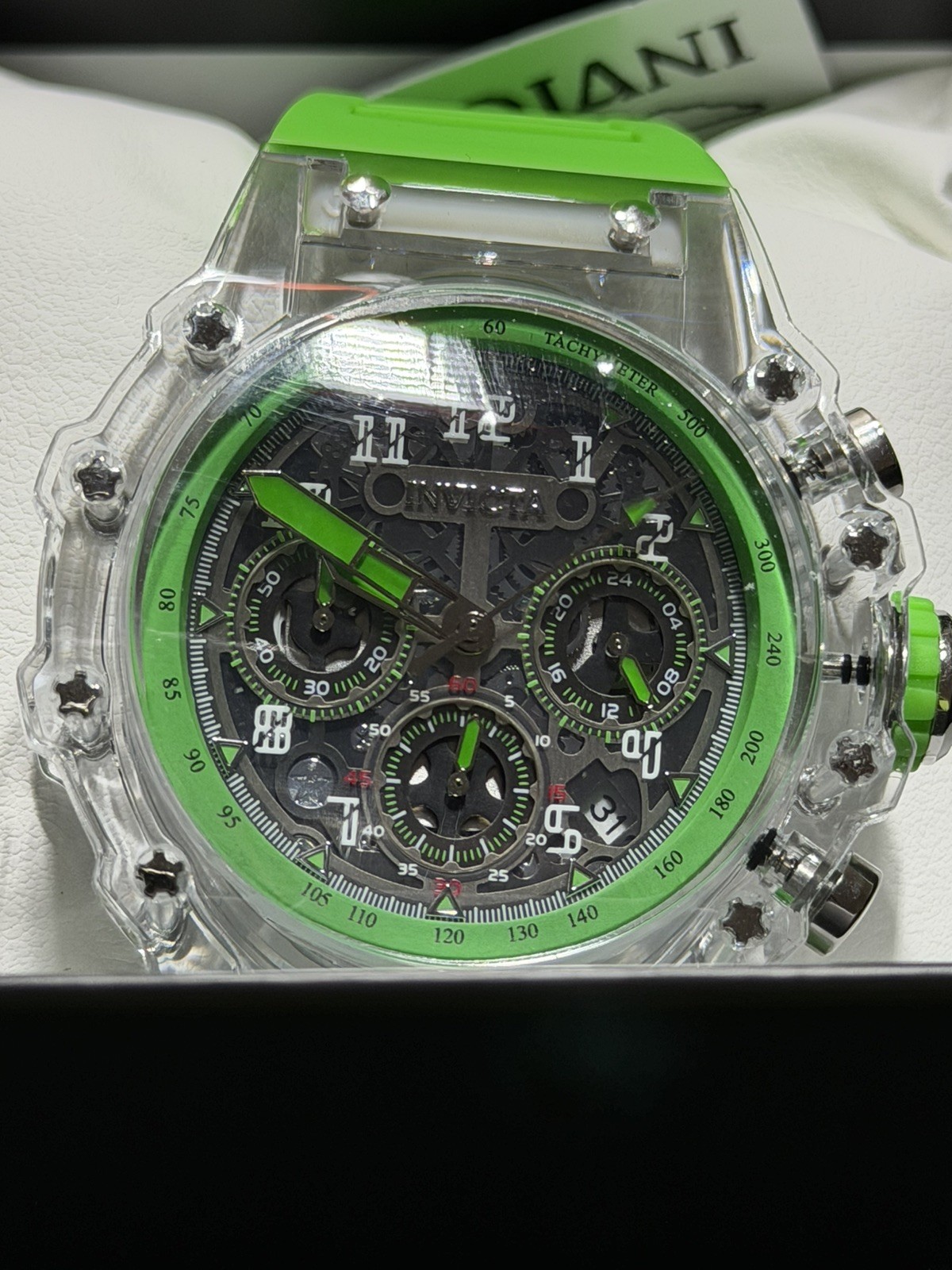 INVICTA Racing Vaulthan Men’s Watch-44mm, Green 69687