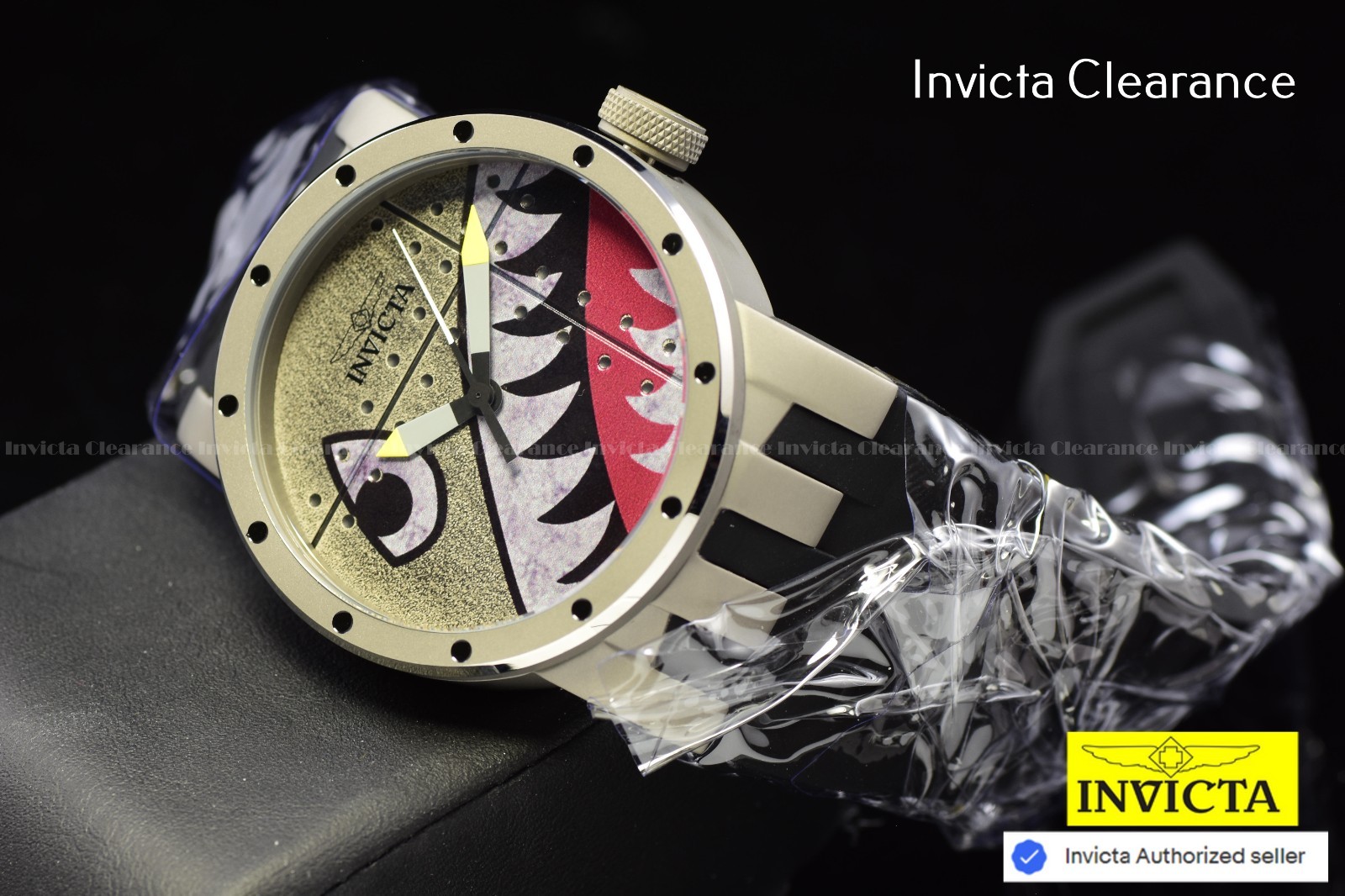 Invicta DNA Vintage Armed Forces Swiss Ronda 513 Caliber Men’s Black Dial Watch