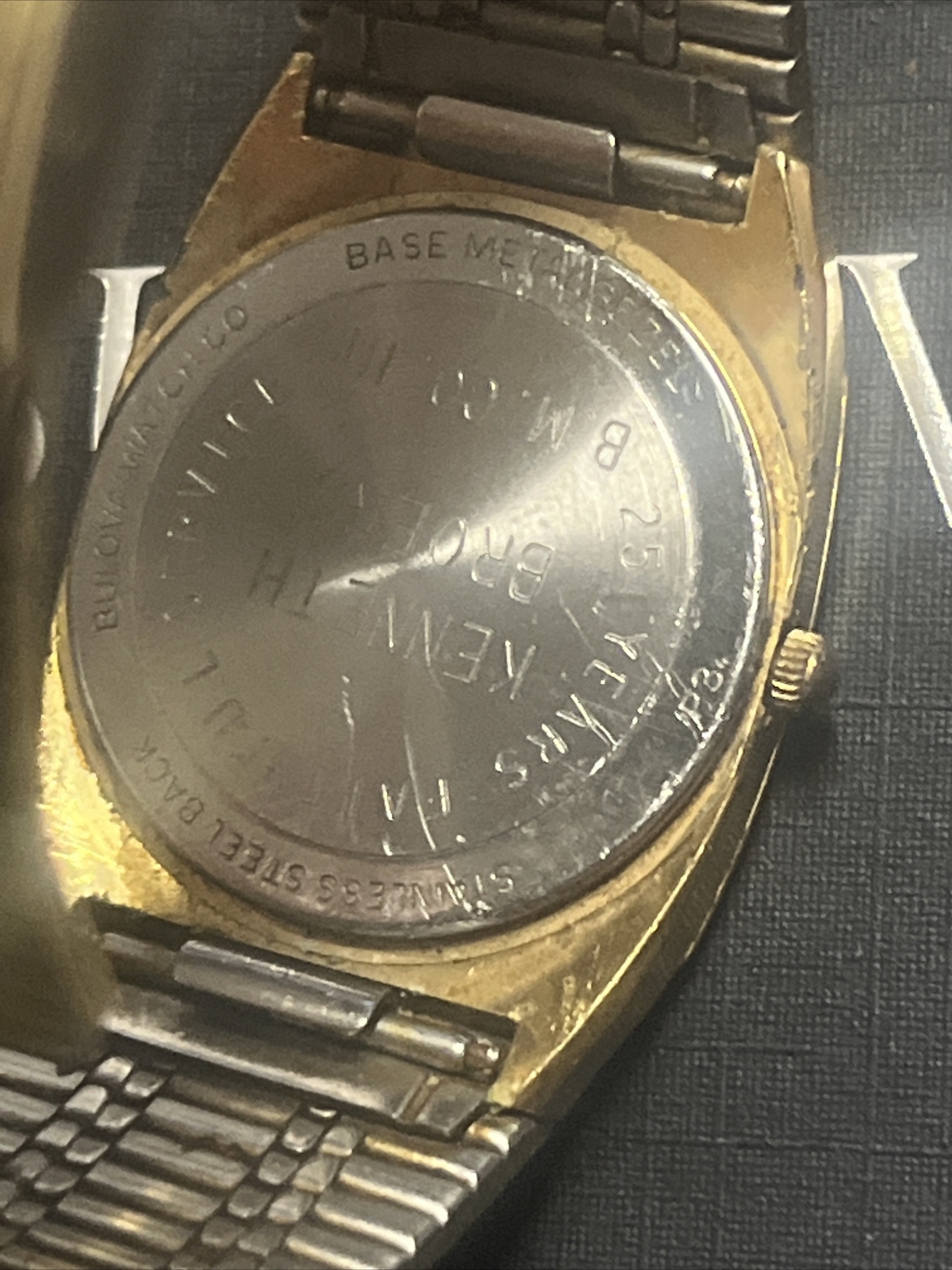 vintage bulova 82339 swiss p3 Watch Kenneth Broers 25 years MASTER WATCHMAKER