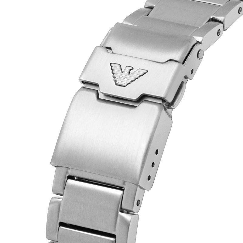Emporio Armani AR11338 Men’s Diver Watch with Green Dial + 1-Year Warranty