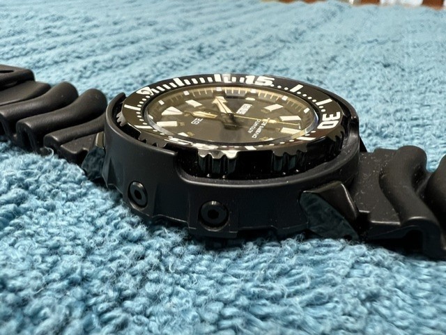 Seiko Automatic Men’s Black Dive Watch – Mint!