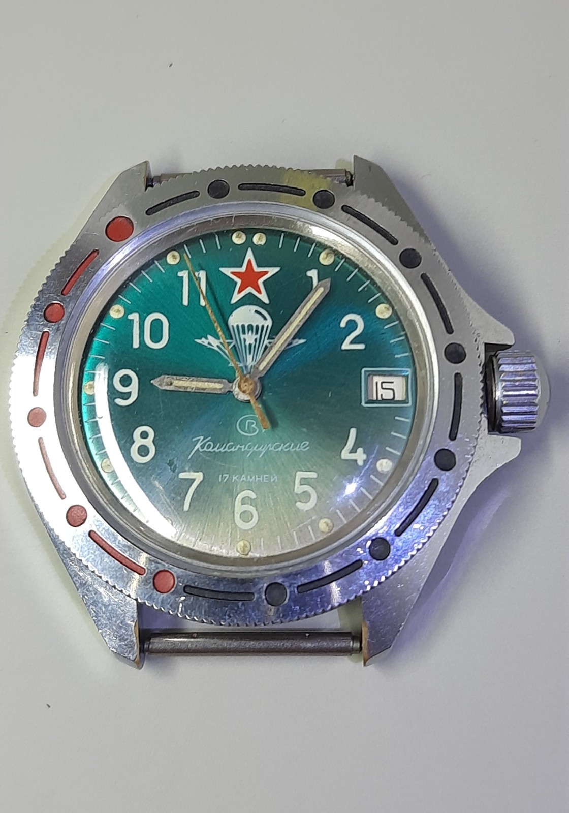 Vintage Men s watch Vostok Komandirskie 17 jewels mechanical Soviet USSR
