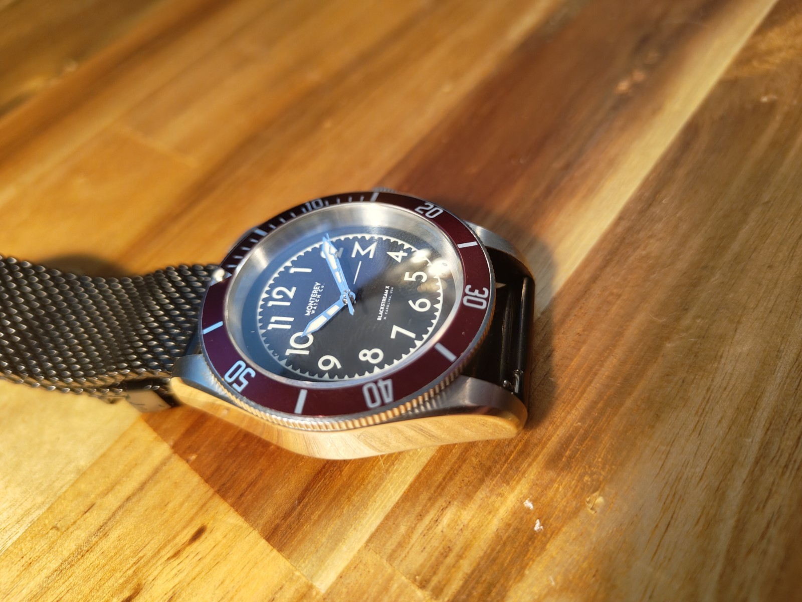 Monterey Blackstream X Luna Automatic 41 MM Diver Lume Monster Extra Strap