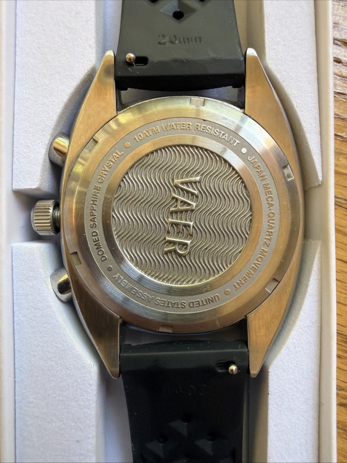 Vaer R1 Racing Chronograph Cream 42mm Watch USA