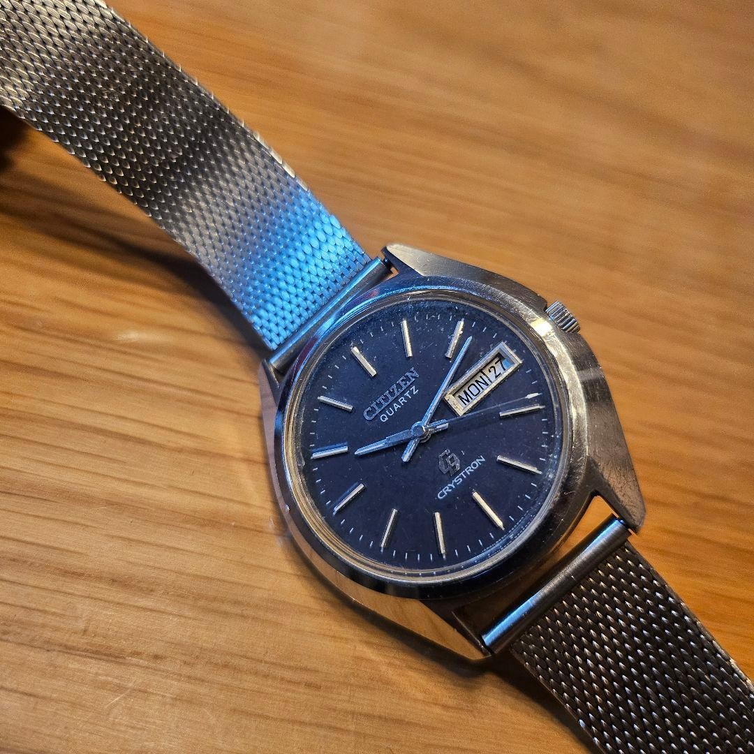 CITIZEN 8620-860098 Day-Date CRYSTRON, new battery.