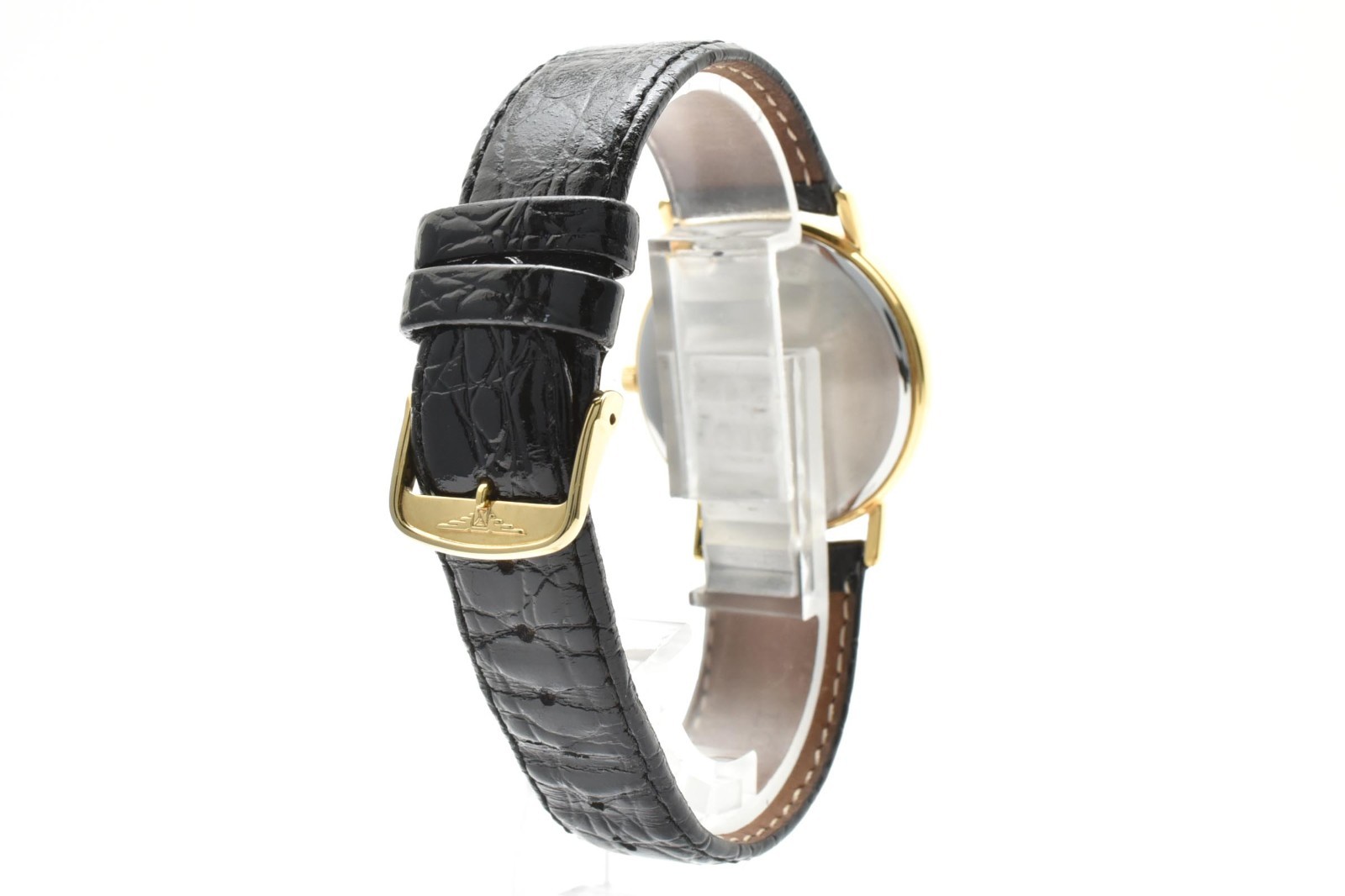 LONGINES L4.720.2 Grand Classic Quartz Men’s Watch 33mm Gold Dial Date Vintage