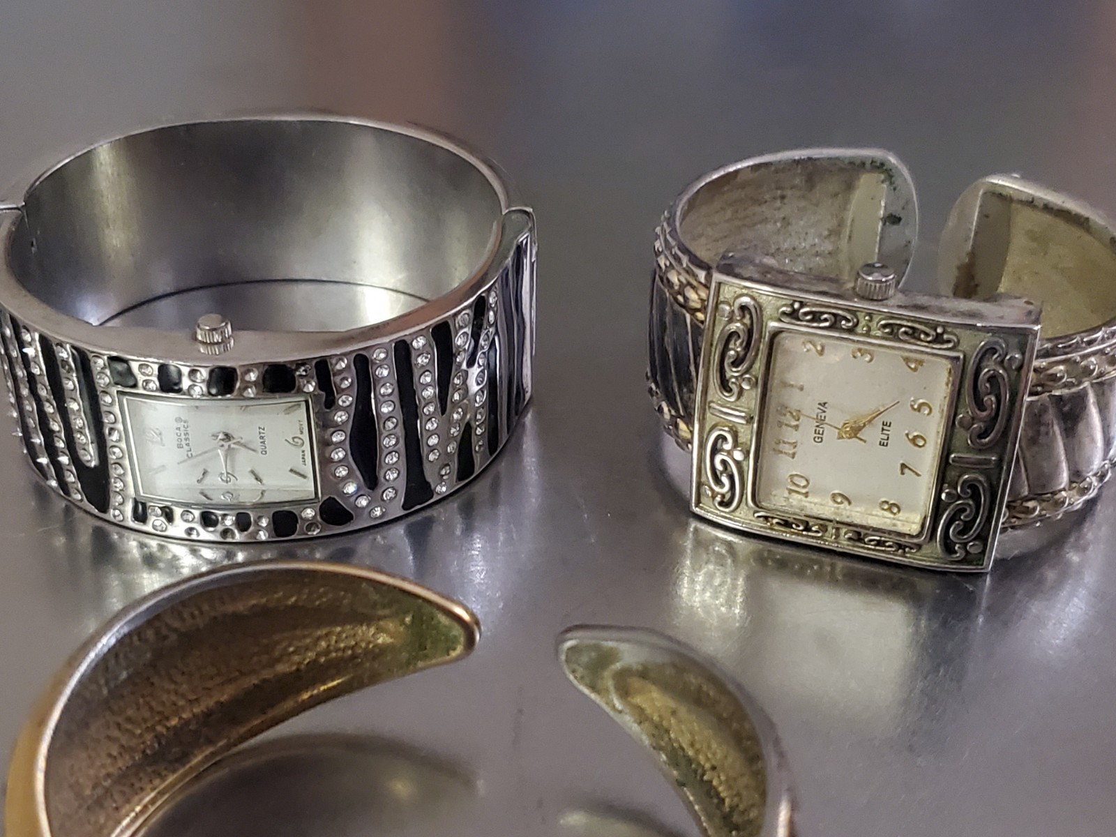 Watch Lot Of 13: Geneva, Regent, Boca Classics, etc – Various Styles and Designs