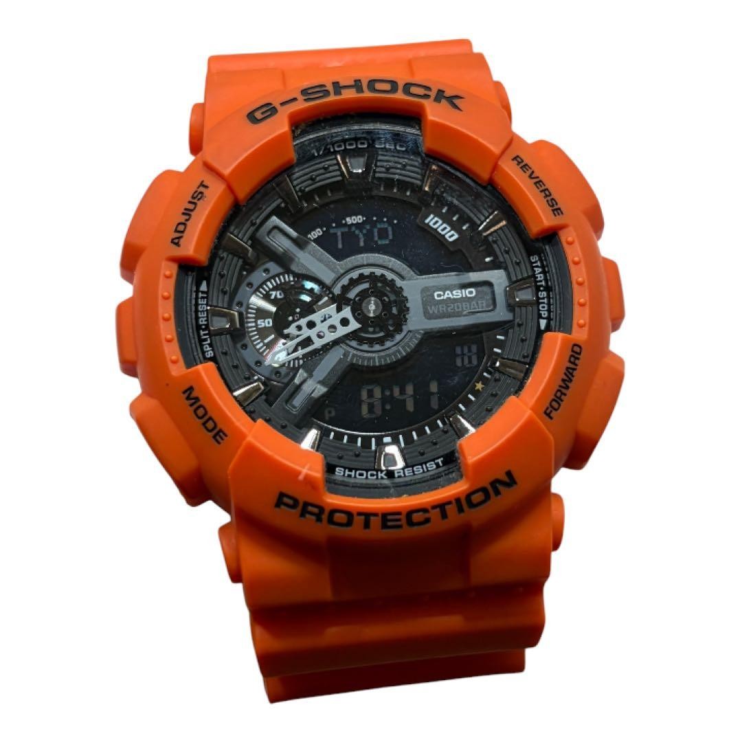 CASIO G-SHOCK GA-110MR Orange, working condition.