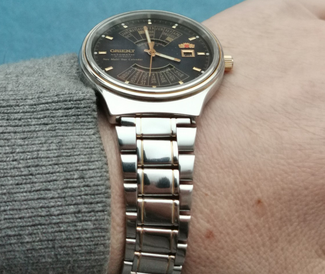 Automatic JAPAN Watch ORIENT COLLEGE EA46D001-91CA Perpetual Multi Year Calendar