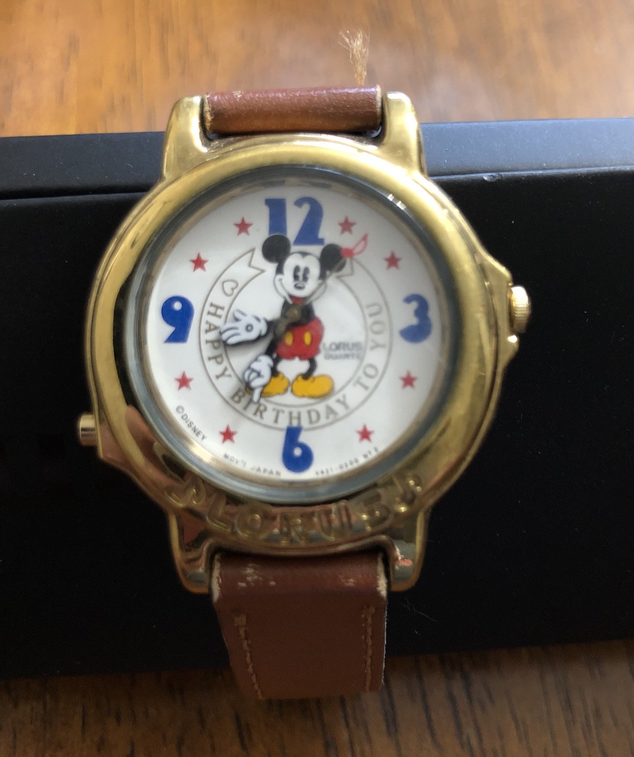 Lorus Mickey Mouse Melody Watch Happy Birthday To You DANCING SECOND HAND TR040