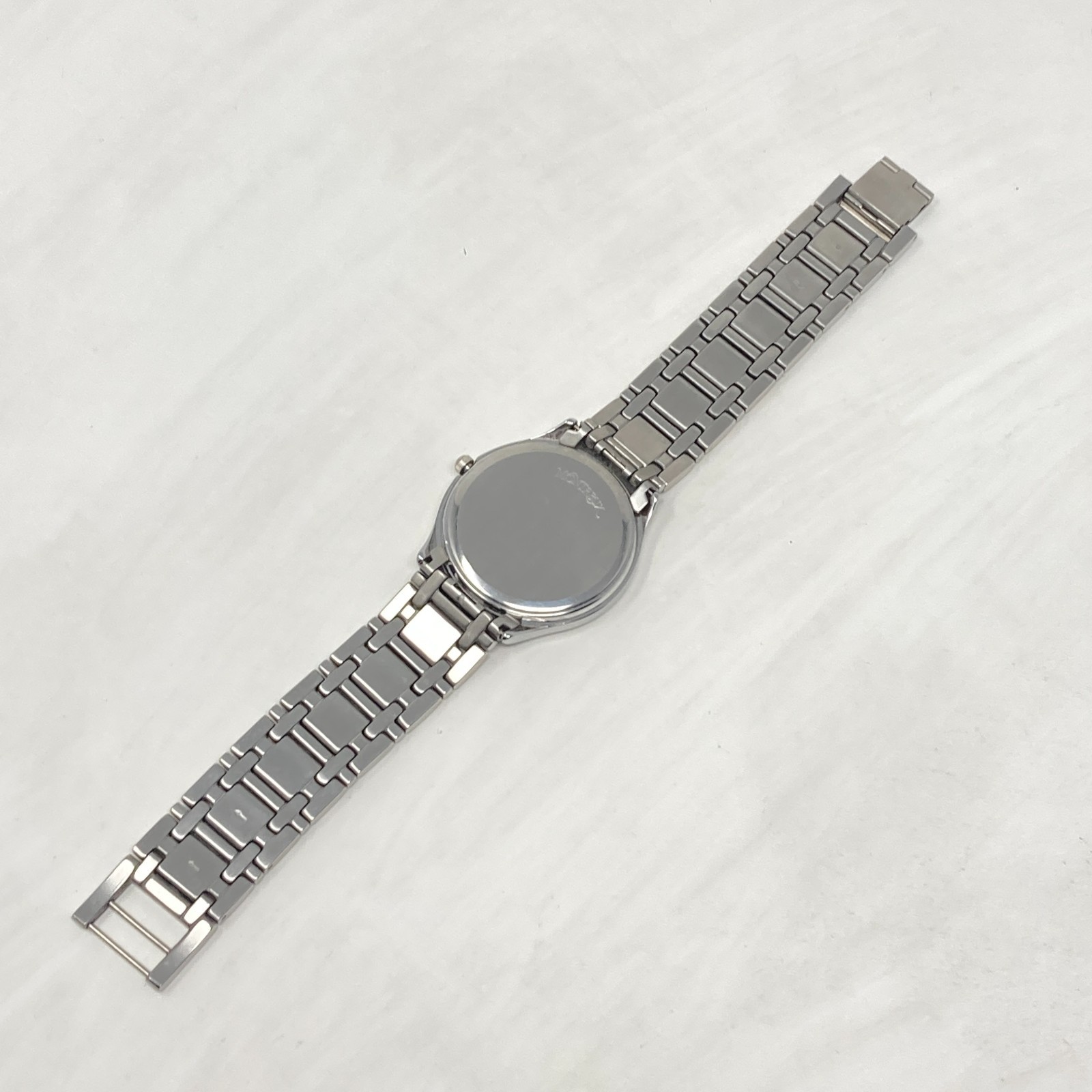 Vintage Montreux Watch Men Silver Tone 34mm Brushed Minimal New Battery 7.25″