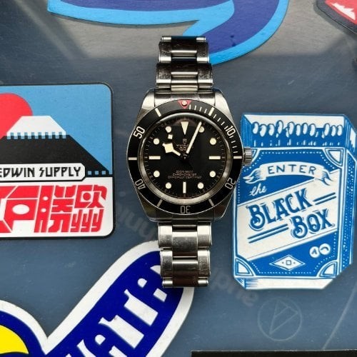 TUDOR Black Bay Men’s Black Watch- Hardly Worn, Contains Extra Bracelet Links