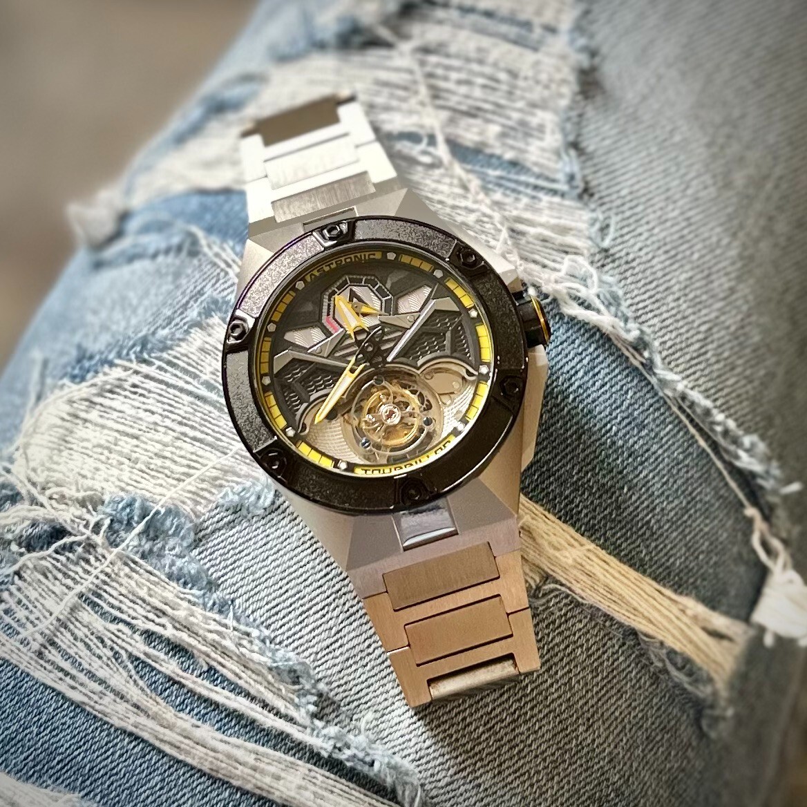 Astronic 3D Co-Axial Flying Nighthawk Tourbillon Watch