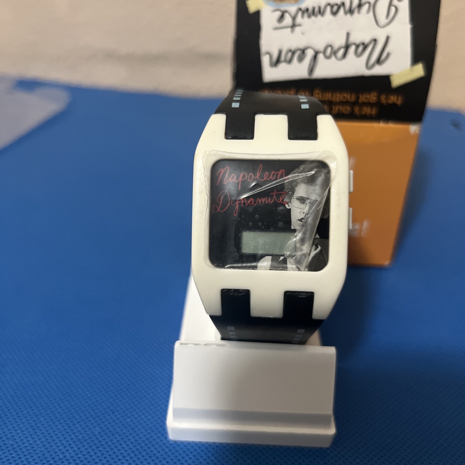 *EXTREMELY RARE!* NAPOLEON DYNAMITE TALKING WRISTWATCH Movie promo HTF