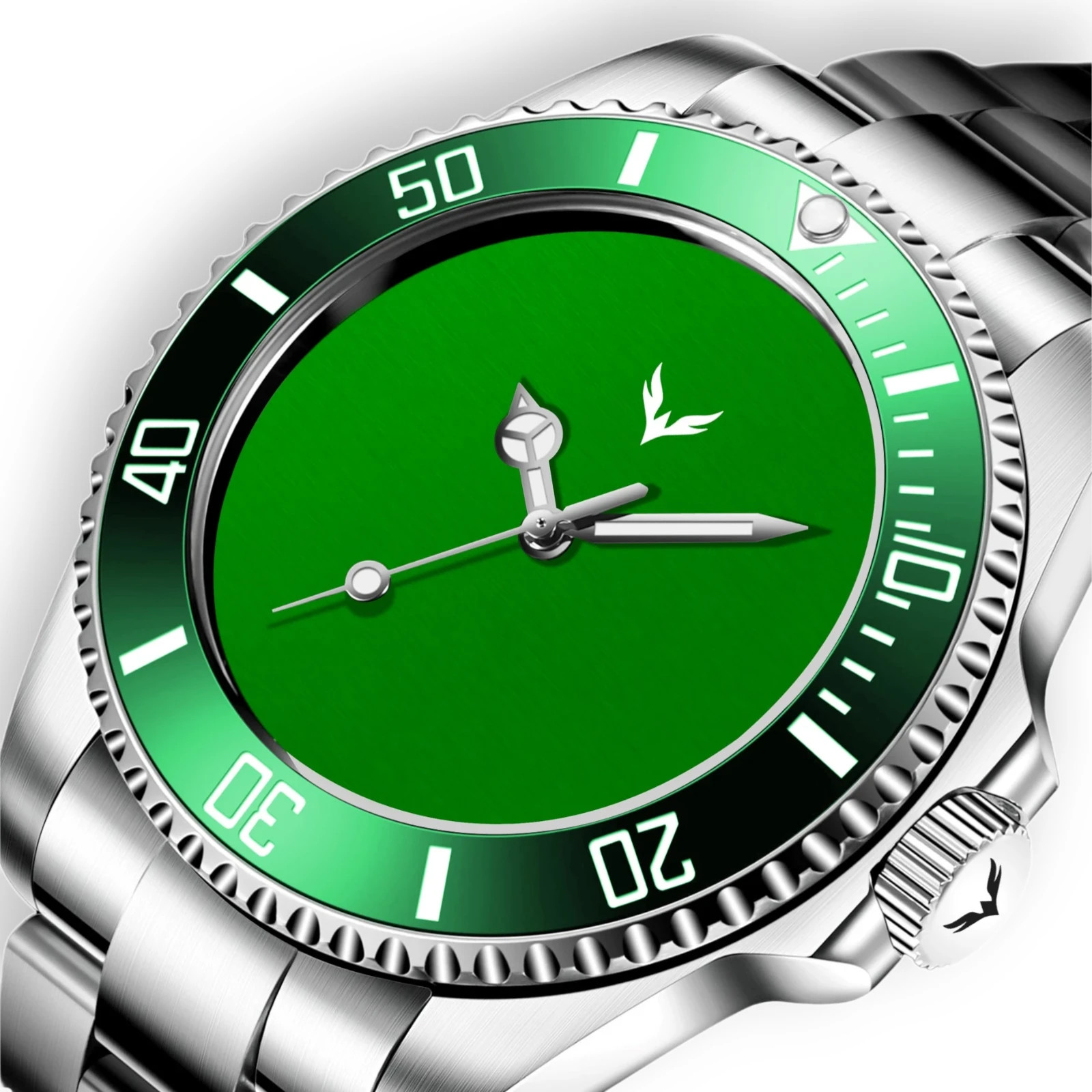 Fenice Subtrack Veridium Void Automatic Watch 10ATM Miyota 20mm