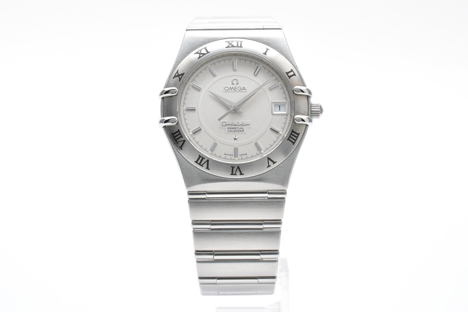 [MINT] Omega Constellation Perpetual Calendar 1552.30 Quartz Silver Watch JAPAN