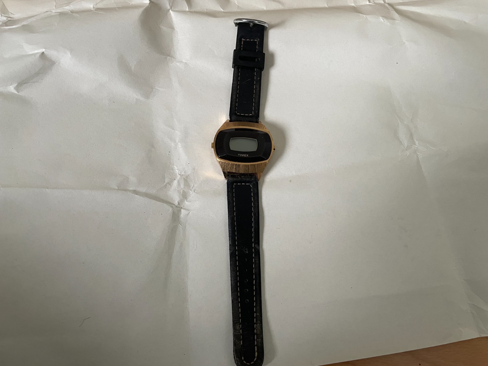 Timex SSQ Digital Watch Sold For Spare or Repair 1970s