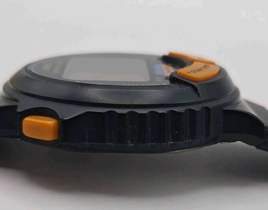 Vtg Casio JC-10 40mm Case Work Out Jog Walk Calorie Digital Watch New Batteries