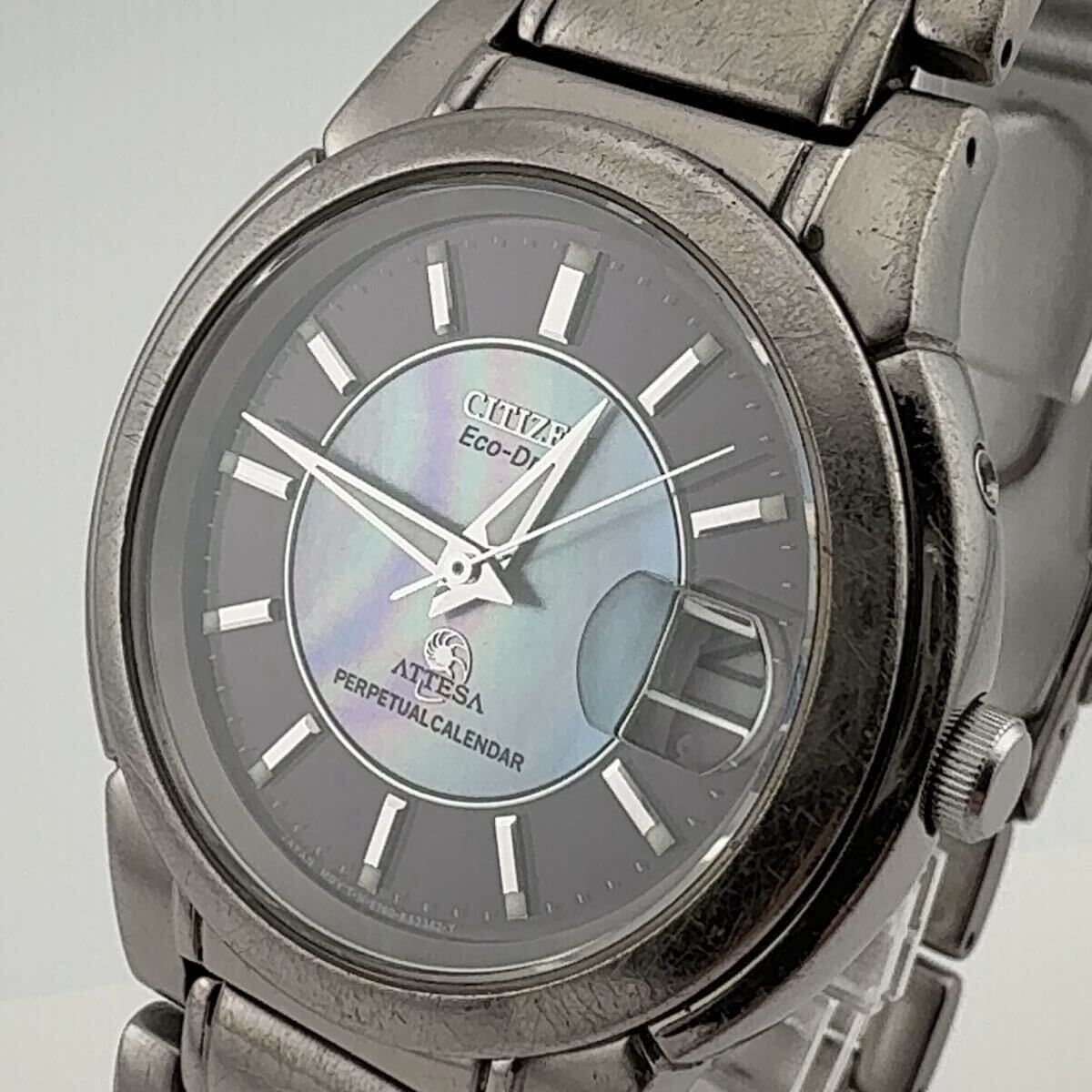 CITIZEN E760-K17683 JDM Mens Solar Watch 38mm See Photo Wrist 18cm