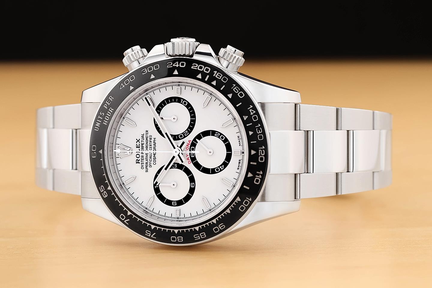 2025 CARD ROLEX DAYTONA COSMOGRAPH 126500LN WHITE 40MM PANDA STEEL OYSTER WATCH