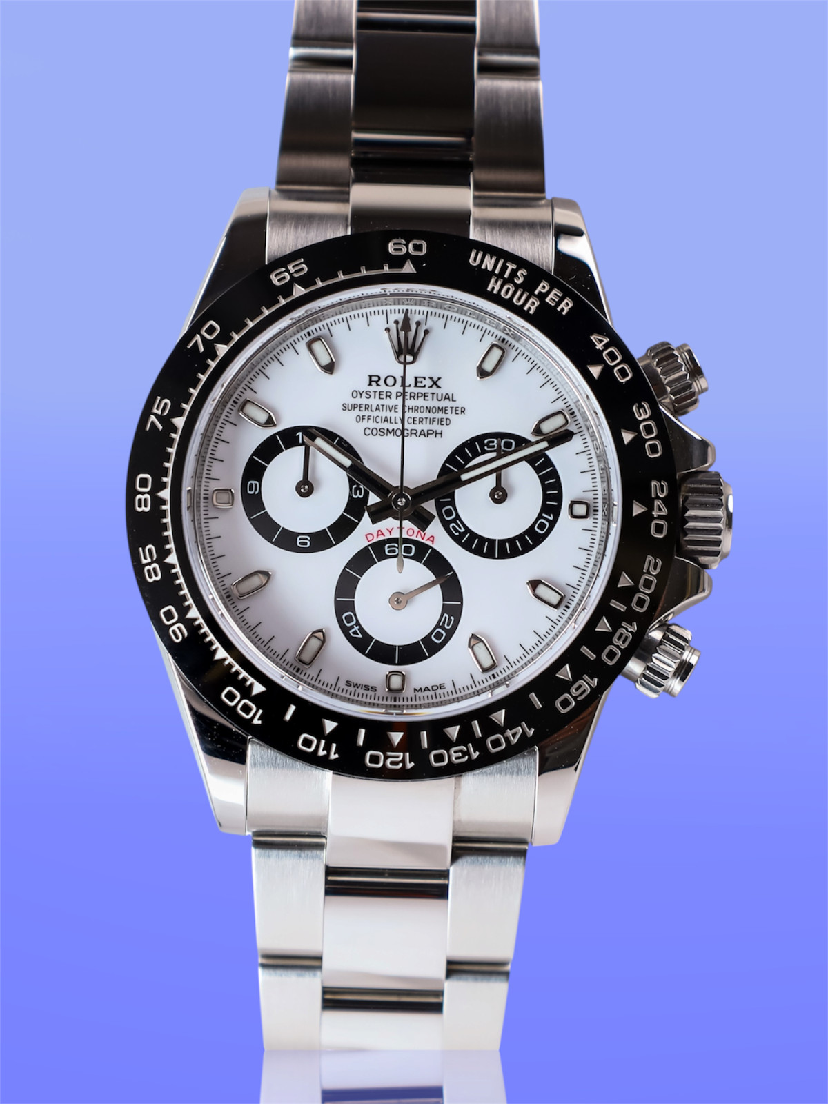 Rolex 2023 panda Cosmograph Daytona White 116500LN warranty full links full set