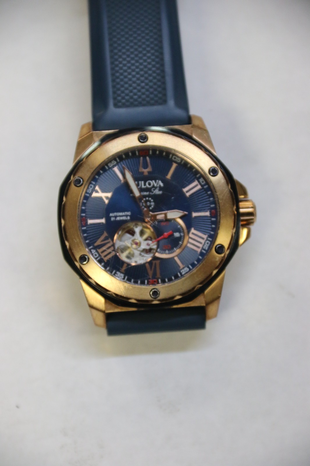 Bulova Marine Star Series A Classic Automatic Sports Men’s Watch 45 mm 98A272