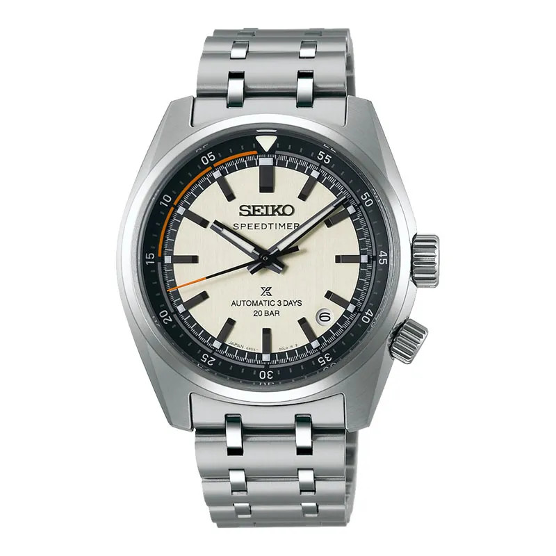 Seiko Prospex SPB513J1 Speedtimer 6R Compact Countdown In Grey-White Contras