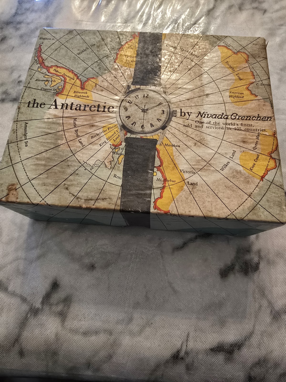 Vintage 1961 Croton Nivada Grenchen The Antarctic Aquamatic with Provenance