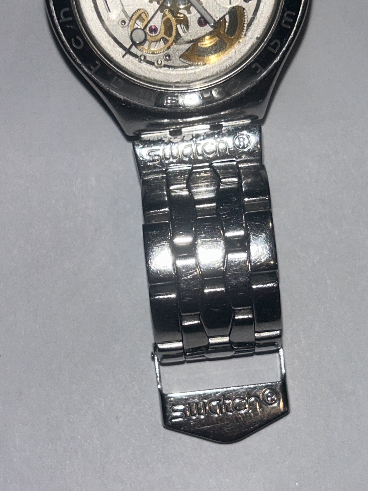 Swatch Irony Skeleton Automatic Men’s Watch – BODY & SOUL – Swiss Made, YAS100G