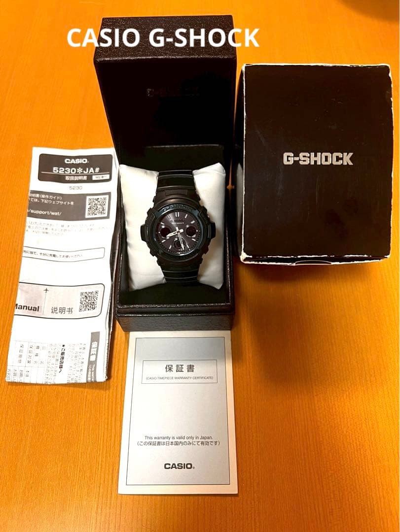 Casio G-SHOCK AWG-M100A Radio-Controlled Solar Analog-Digital Watch