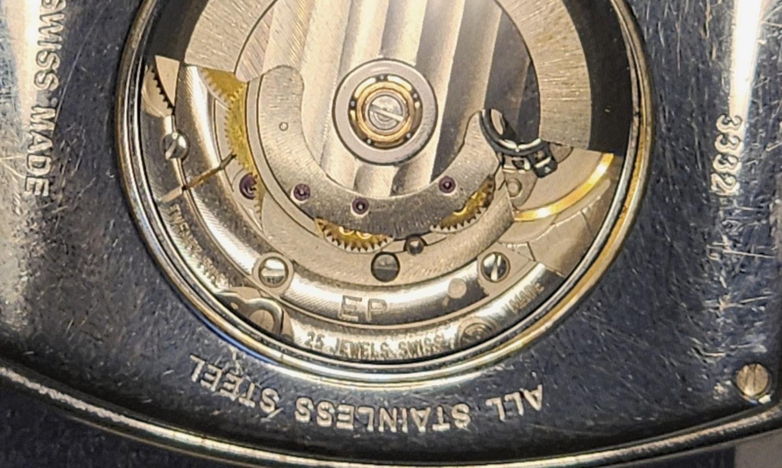 Claude Meylan Tonneau Valle de Joux Automatic Stainless Sapphire Crystal