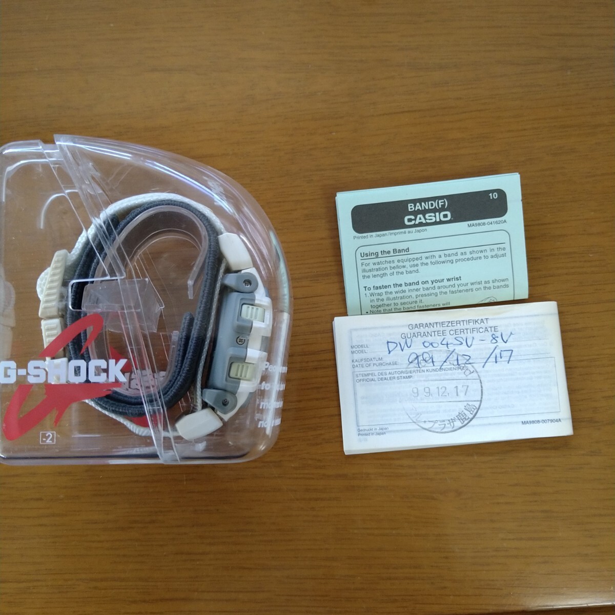 CASIO G SHOCK G LIDE DW 004 White Digital Watch