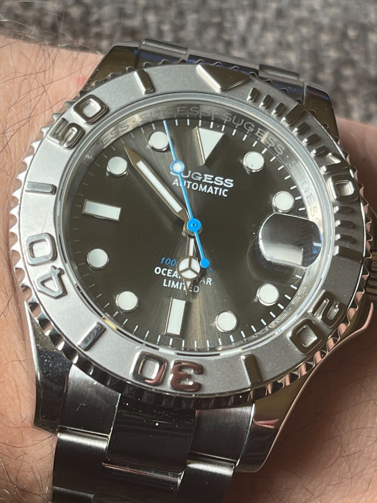 Sugess Ocean Star S450-2.KS NH35A Automatic 40mm Diver – Excellent Condition