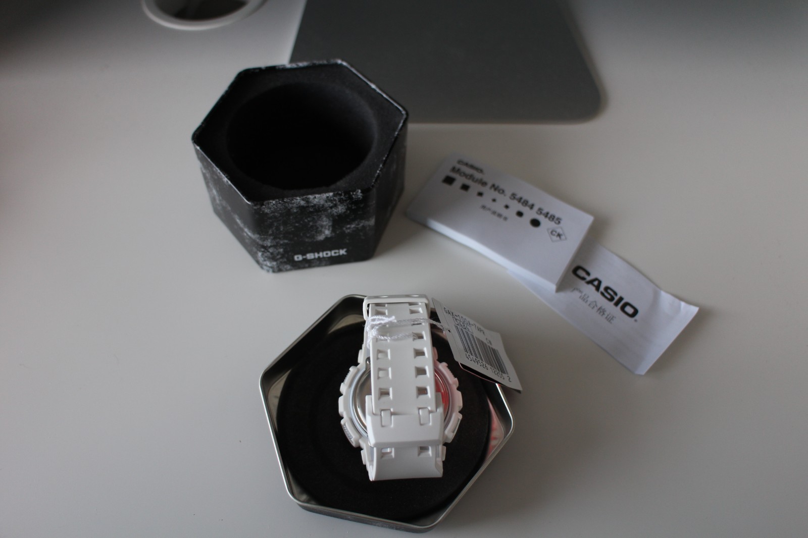 Casio G-Shock G-Lide GAX-100B-7APR Moon tide white watch BNWT Discontinued