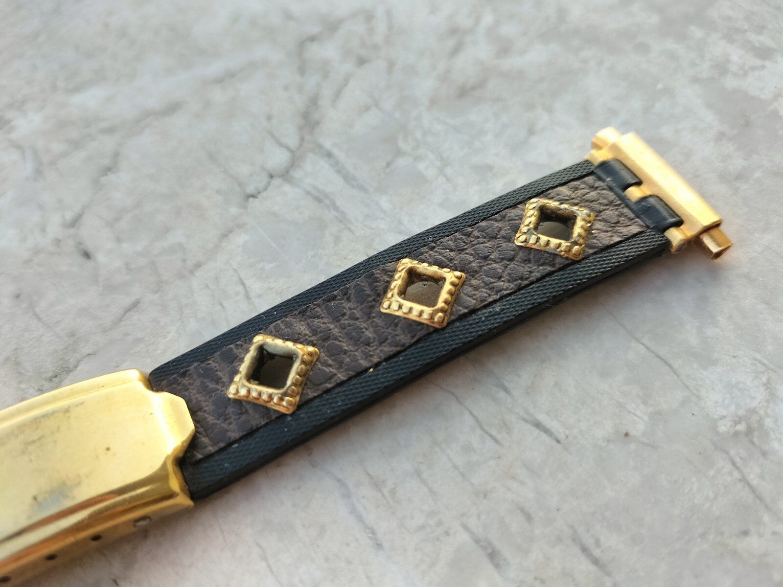 60/70s RUBBER/LEATHER WATCH BRACELET WATCH BRACELET WATCHES DIVER CHRONOGRAPH