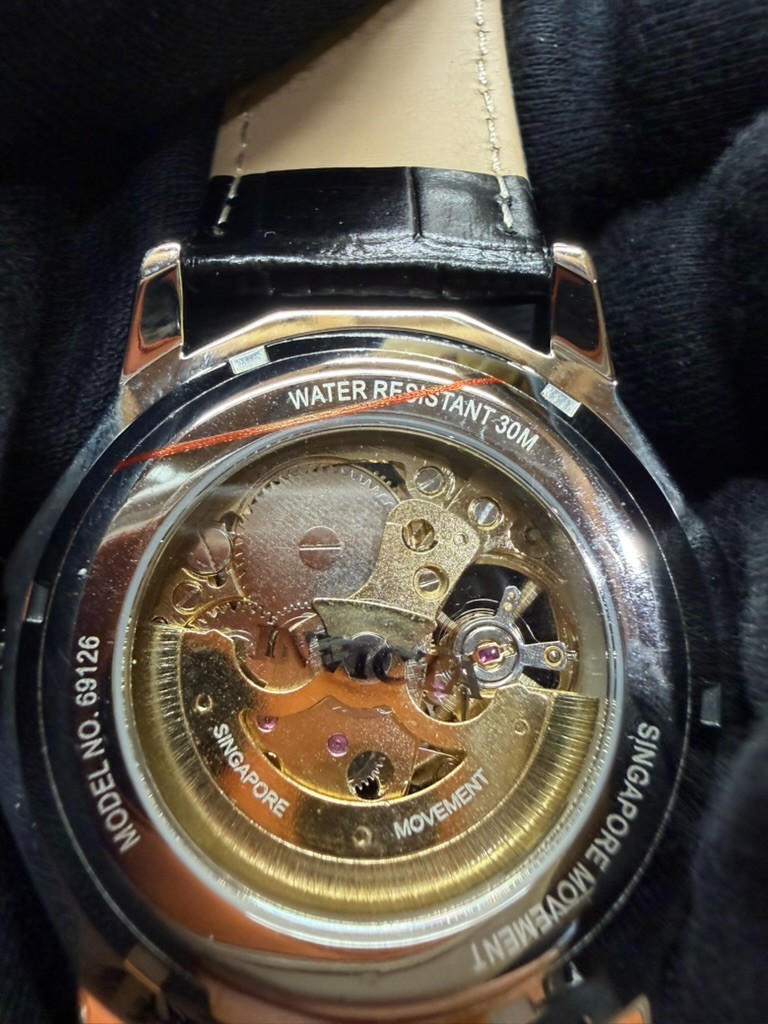 Invicta Objet D Art – Model 69126 | Automatic Skeleton on Black Leather