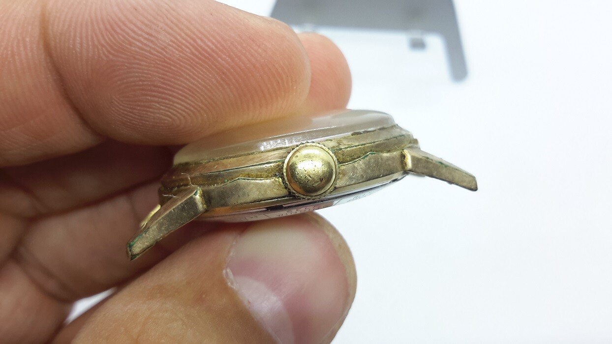 1960s BULOVA SELF WINDING MENS WATCH. M5. 33 years TWA Service