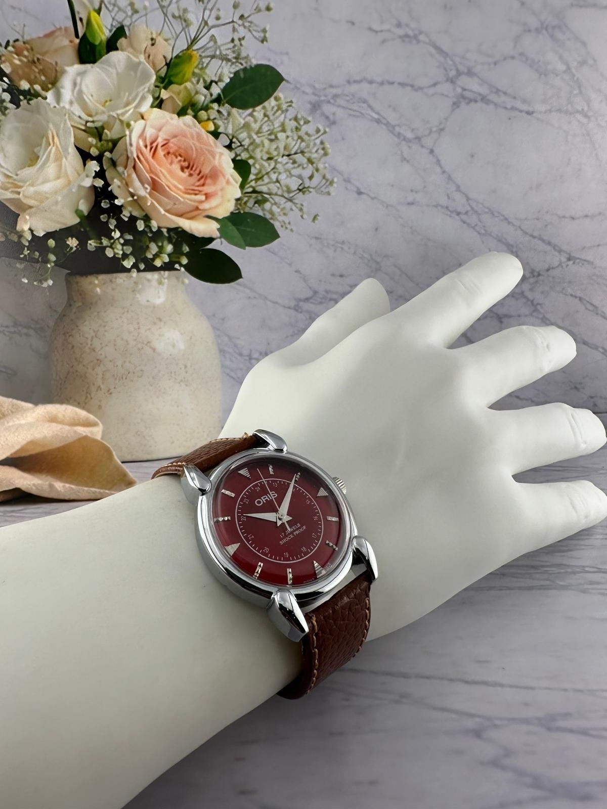 Vintage Oris Swiss ST-96 Hand Wind Mechanical Men’s Watch – FREE SHIPPING