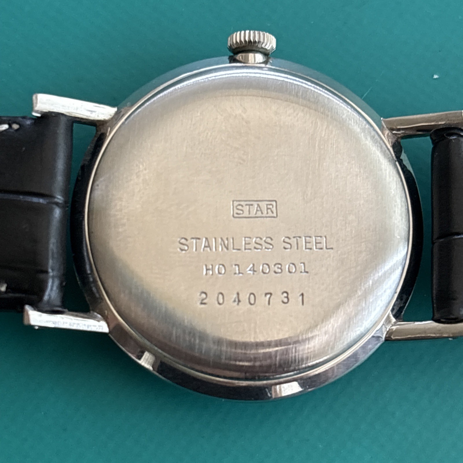 Vintage CITIZEN Homer 17 Jewels Hand-Wind Parashock Silver Dial Mens Watch Japan
